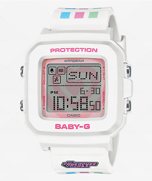 G-Shock Baby-G x The Powerpuff Girls BGD10KPP-7 White Digital Watch