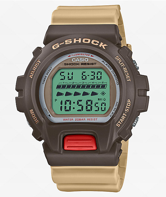 G-Shock DW-6600PC-5CR Brown & Tan Digital Watch