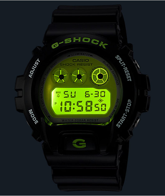 G-Shock DW-6900RCS-1 Black & Green Watch 
