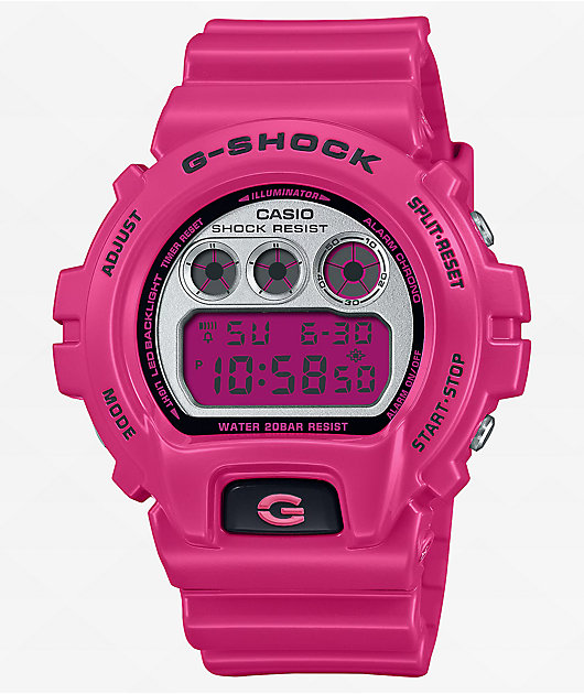 G-Shock DW-6900RCS-4 Pink Digital Watch | Zumiez