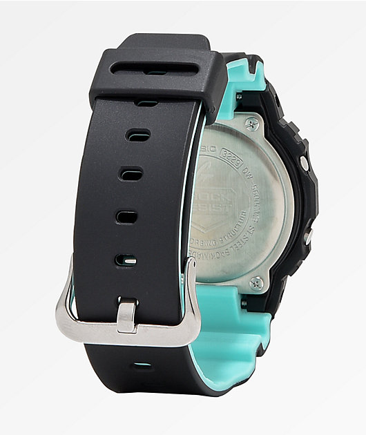 blue and yellow g shock