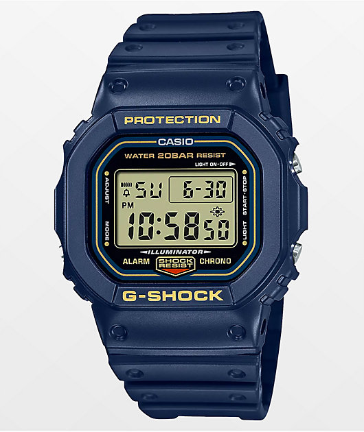 G-Shock DW5600 Revival Navy Digital Watch