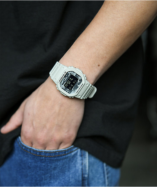 G-Shock DW5600CA-8 Camo Reloj digital Gris 