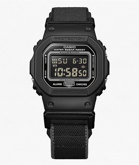 G-Shock DW5600MNC-1 Square Black & Grey Digital Watch | Zumiez