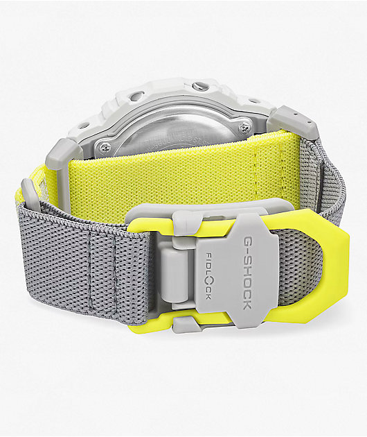 G-Shock DW5600MNC-7A8 Square White, Grey & Yellow Digital Watch