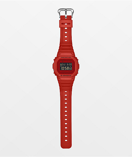 G-Shock DW5600RRB-4 Red Digital Watch | Zumiez