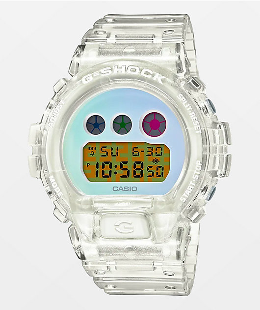 G Shock DW6900 25th Anniversary Transparent Digital Watch