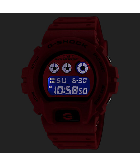 G-Shock DW6900RRB-4 Red Digital Watch | Zumiez