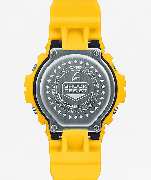 G-Shock DW6900TR-9 Yellow & Black Digital Watch