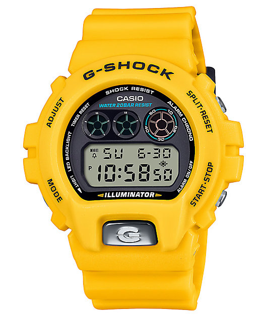 G-Shock DW6900TR-9 Yellow & Black Digital Watch | Zumiez