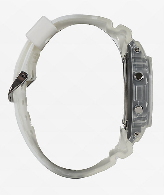 G-Shock DWB5600G-7 Transparent White Bluetooth Digital Watch