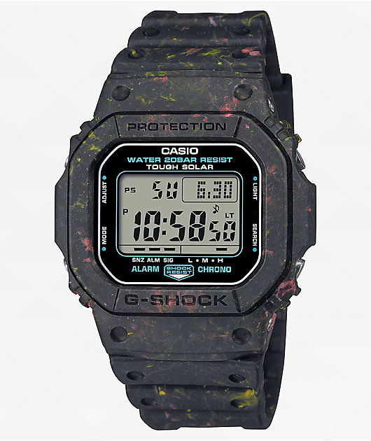 G-Shock G-5600BG-1 Black Solar Digital Watch | Zumiez