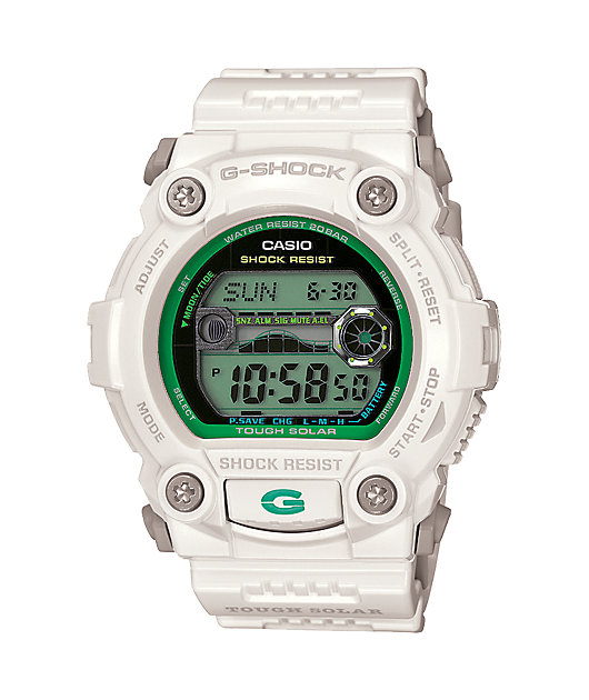 g shock tough solar white