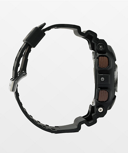 G-Shock GA-100RC-1ACR Black & Rust Watch | Zumiez