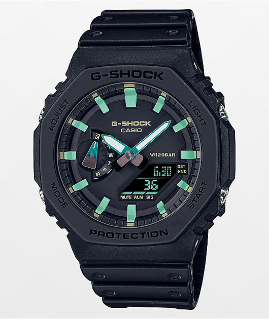 腕時計 G-SHOCK  RUST RESIST G-Shock GA-2100RC-1ACR Black & Rust Watch | Zumiez