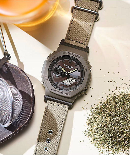 GA-B2100CT-5ADR（海外モデル） G-Shock GA-B2100CT-5A Tan & Brown Bluetooth Solar Watch | Zumiez