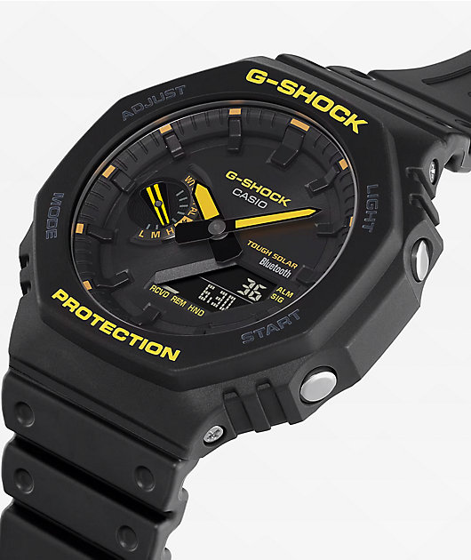 G shock yellow black hotsell