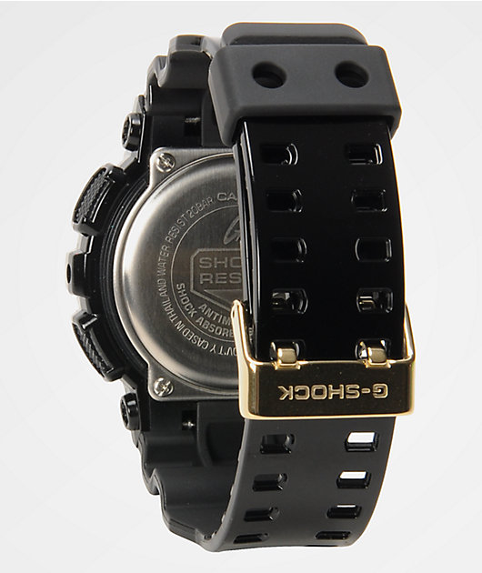 G Shock GA110GB 1A Black Gold Watch Zumiez