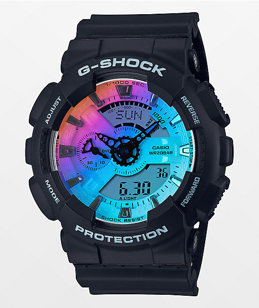 G-Shock GA110SR1A Black Digital & Analog Watch | Zumiez