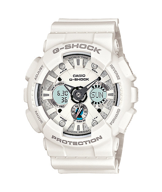 g shock ga 120 white