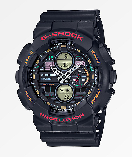 g shock orange black