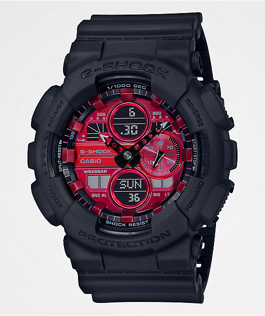 matte black g shock watch