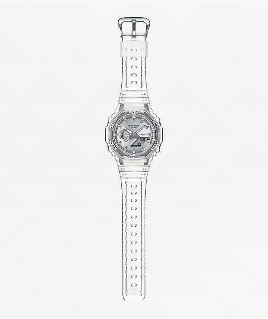 G-Shock GA2100BM-7A8 Clear & Silver Analog & Digital Watch | Zumiez