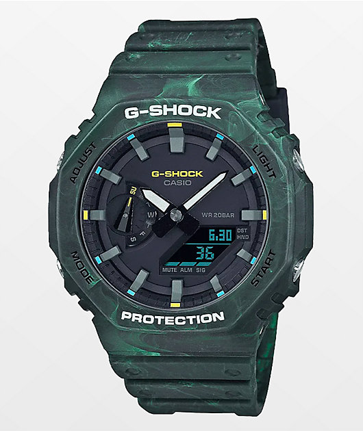 G-Shock GA2100FR-3A Mystic Forest Green Digital & Analog Watch