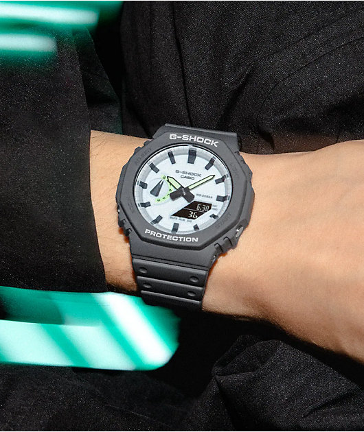 G-Shock GA2100HD-8A Grey & Glow In The Dark Analog Watch