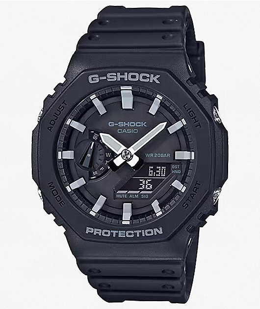 G-Shock GA2100LXB-1A Black & White Analog & Digital Watch | Zumiez