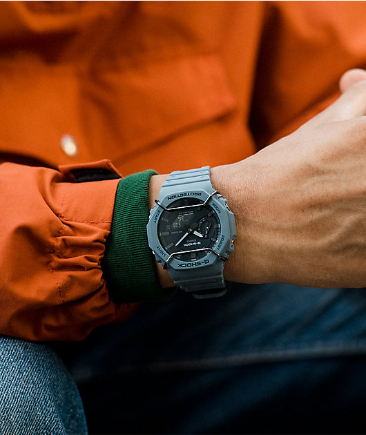 G-Shock GA2100PT-2A Blue & Black Analog & Digital Watch
