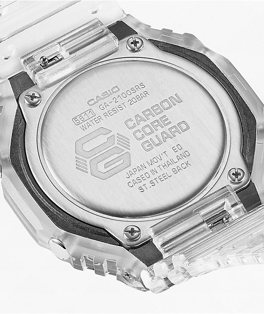G-Shock GA2100SRS-7A Clear & Iridescent Analog & Digital Watch