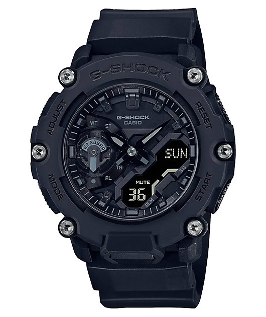 G-Shock GA2200BB-1A Black Digital & Analog Watch