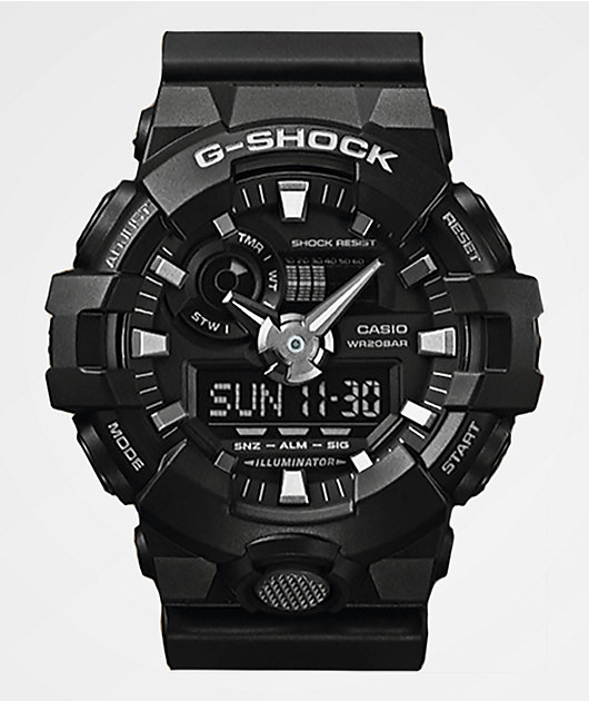 G-Shock GA700-1B Front Button Black Watch