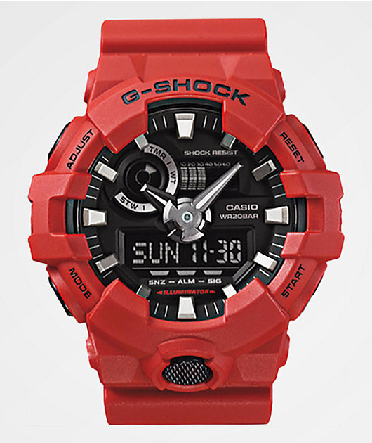 GA700-4A Button reloj rojo