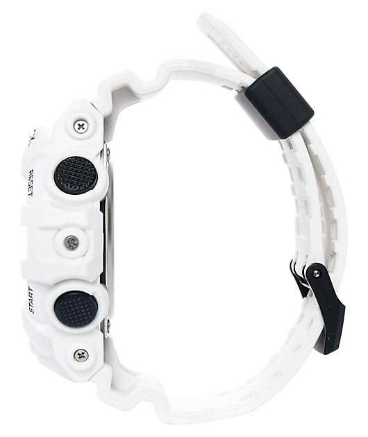 G-Shock GA700-7A White & Black Analog & Digital Watch | Zumiez