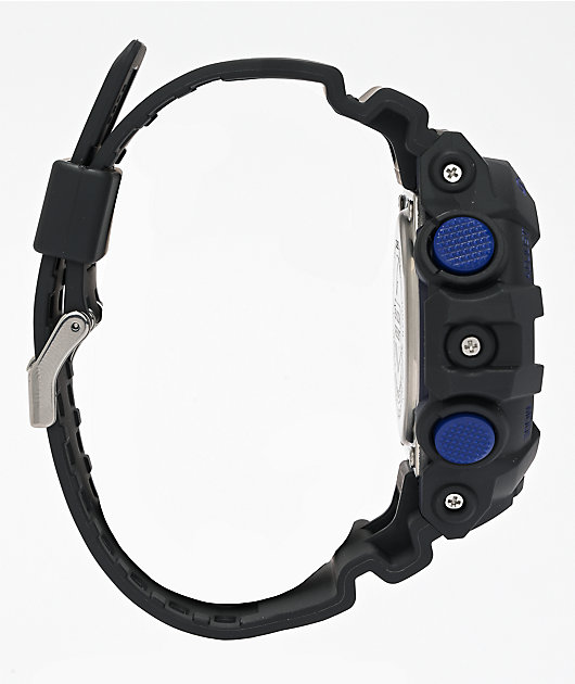 G-Shock GA700 Virtual World Black & Blue Analog & Digital Watch