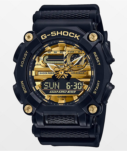 G-Shock GA900AG-1AC Astro Black & Gold Digital & Analog Watch