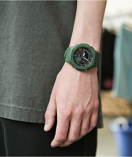 G-Shock GAB2100-3A Green & Black Bluetooth Solar Watch 