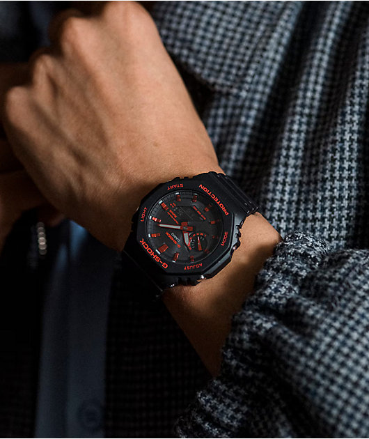 G-Shock GAB2100BNR-1A Black & Red Analog & Digital Watch