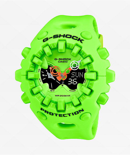 【GreenLife】 G-Shock GAV01-9A Green Analog & Digital Watch | Zumiez