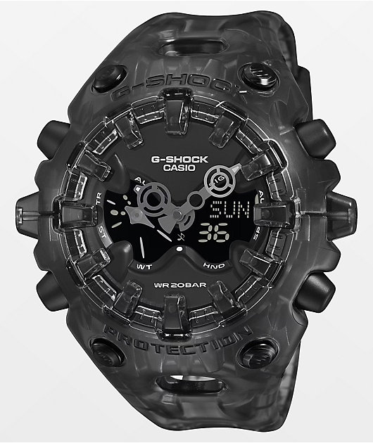 G-Shock GAV01SKE-8A Crystal Black Analog & Digital Watch | Zumiez