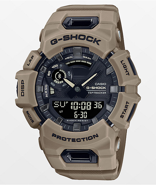 G-Shock GBA900 reloj digital y análogo negro y caqui