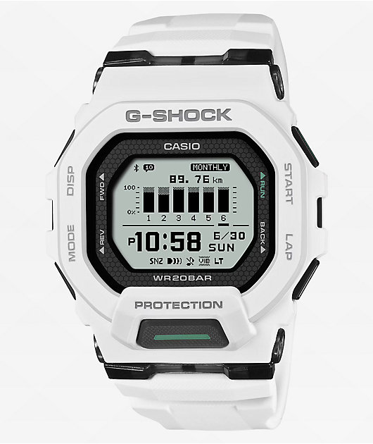 G-Shock GBD200-7 White Digital Watch | Zumiez