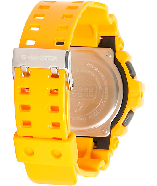 G Shock Gls 00 9 Winter G Lide Yellow Digital Watch Zumiez