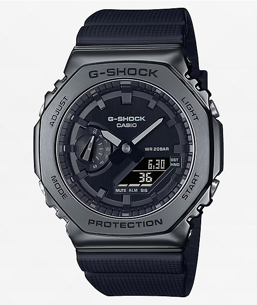 G-Shock GM2100BB-1A Black & Silver Watch | Zumiez