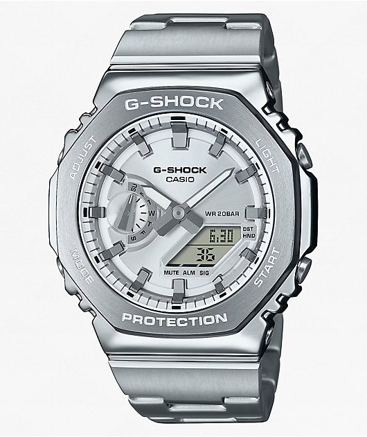 G-Shock GM2110D-7A Silver Analog & Digital Watch