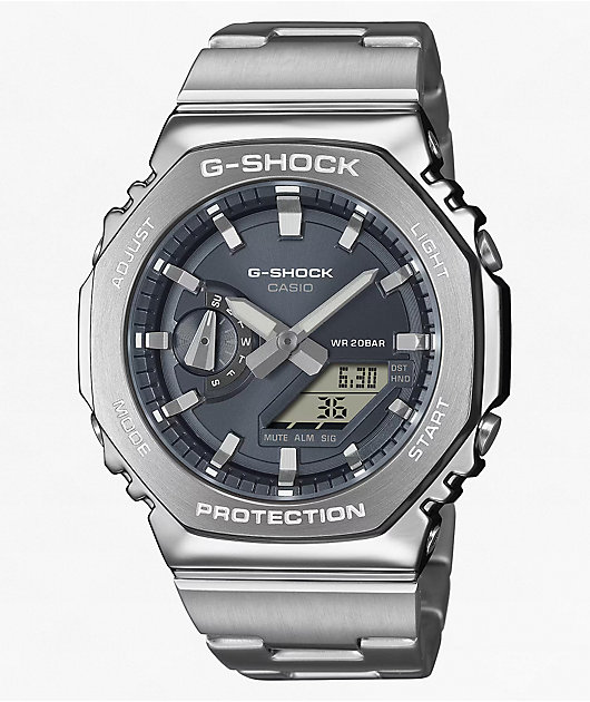 G-Shock GM2110D-8A Silver & Dark Grey Analog & Digital Watch