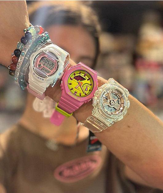G-Shock GMA-S2100BS-4ACR Pink & Yellow Analog Watch
