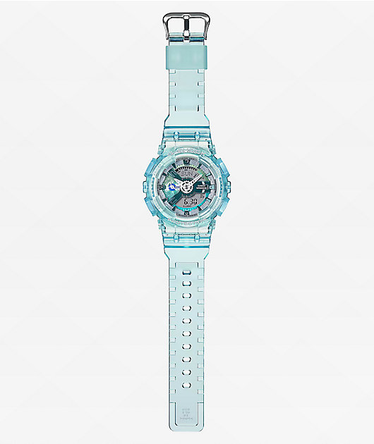 G-Shock GMAS110VW-2A Transparent & Teal Analog Watch